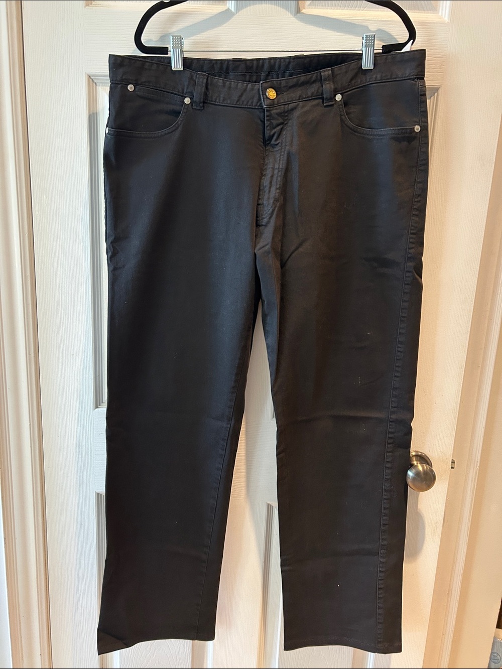 Ermenegildo Zegna Black Straight-Leg Jeans